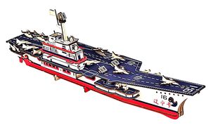 3D Holzpuzzle für Erwachsene Flugzeugträger 79cm --181 Teile