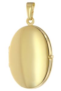 trendor 51091 Medaillon Anhänger oval 22 mm 333 / 8K Gold