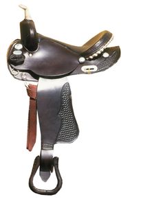 Westernsattel Barrel Racer von Crates dunkelbraun  15