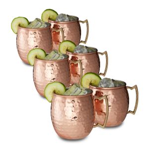 relaxdays 6 x Moscow Mule Becher