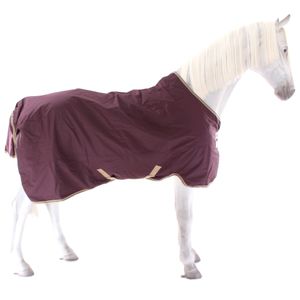 Horseware Amigo Hero Ripstop Lite 0g Turnout Decke wasserdicht Fig/Navy&Tan HW 20, Horseware Deckengröße:130 cm / 6´0
