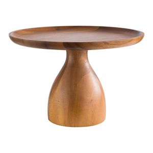 APS Tortenplatte - Akazienholz, geölt - Durchmesser: 24 cm - Höhe: 16 cm