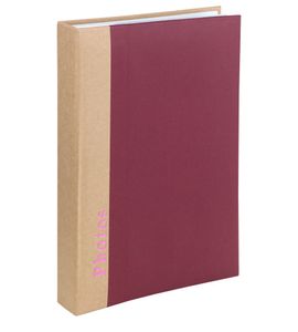 Ideal Chapter Einsteckalbum für 300 Fotos in 10x15 cm Foto Album mit Farbauswahl - Farbe: Bordeaux