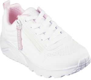 Skechers Uno Lite - Easy Zip Mädchen Sneaker in Weiß, Größe 34