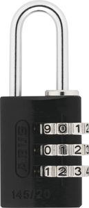 ABUS Zahlenschloss 145/40 schwarz Lock-Tag