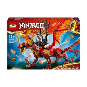 LEGO NINJAGO Quelldrache der Bewegung, Abenteuer-Spielzeug für Kinder, Ninja-Spielset mit 6 Minifiguren, Geburtstagsgeschenk für Jungen und Mädchen ab 12 Jahren 71822