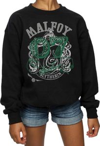 Harry Potter - "Draco Malfoy Seeker" Sweatshirt für Mädchen BI1951 (140-146) (Schwarz)