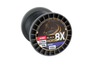 Jaxon Geflochtene Schnur Black Horse Catfish Wels Wallerschnur 1000m Spule 0,55mm / 95kg (0,07€/m)