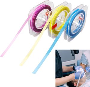 3 Bände Zahn Schleifpapier,Zahnschleifpapier,Zahnschleifpapier für Zwischenräume,Dental Polierstreifen,Zähne Polieren, Zahnsteinentferner Mensch, Zahnband,4mm x 6m(Lila Gelb Blau) Polierscheiben