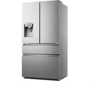 Hisense RF728N4SASE, 560 l, NoFrost-Funktion (Kühleinheit), SN-T, 6 kg/24h, E, Edelstahl