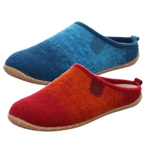 Rohde Damen Schuhe Pantoffeln Hausschuhe Tivoli-D 6862, Größe:39 EU, Farbe:Blau