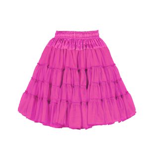 T0724-1100 pink Petticoat-Unterrock 2 Lagen Einheitsgröße
