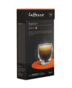 Caffesso Italiano 10 ks - 100% kompatibilné kapsuly do kávovarov Nespresso, DeLonghi a Krups