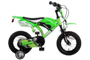 Dětské kolo Volare Motorbike - chlapecké - 12 palců - zelené - dvouruční brzdy