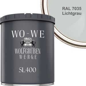 Schwimmbadfarbe Poolfarbe Schwimmbeckenfarbe SL400 Lichtgrau RAL7035 - 750ml