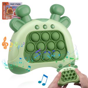 Sensory Fidget-Spielzeug für Kinder, Leuchtendes Muster Pop-Spiel, Puzzle-Pop-Blasenspiel-Controller-Maschine (Batterie nicht enthalten)