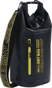 Wasserdichter Packsack 10L, Rollverschluss, IPX6 Dry Bag, Schwarz