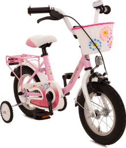 Bachtenkirch Kinderfahrrad 12 Zoll Rücktrittbremse Fahrrad Kinder Mädchen Pink