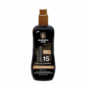 Australian Gold LSF 15 Spray Gel mit Bronzer - Sonnenspray - Sonnenmilch - 100ml