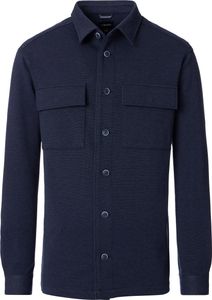 VENTI Herren Outdoor-Hemdjacke Stehbundkragen Regular Marine 52