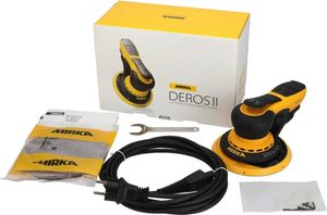 Mirka DEROS II 650  Exzenter-Schleifer Schleifmaschine Ø 150mm Schleifpapier, 5,0mm Hub