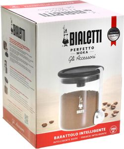 BIALETTI Kaffee-Aromabehälter Glas für 250gr gemahlenen Kaffee BIALETTI Kaffee-Aromabehälter Glas für 250gr gemahlenen Kaffee