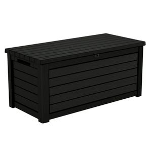 Keter Gartenbox "Northwood" 623L - Anthrazit - 155x72x70 cm - Deckel bis 270 kg belastbar - abschließbar