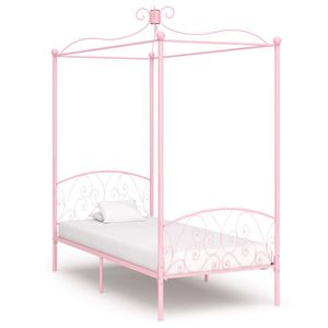 Himmelbett-Gestell Rosa Metall 90 x 200 cm , Klassische Betten Design 2024