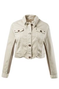 ULLA POPKEN Indoorjacke mit Jerseyeinsätzen beige NEU, modern, stylisch, bequem, Größe:46 ULLA POPKEN Indoorjacke mit Jerseyeinsätzen beige NEU, modern, stylisch, bequem, Größe:46