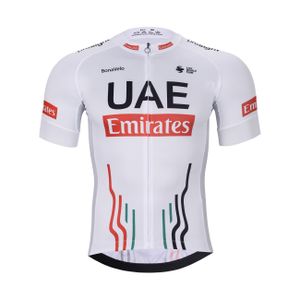 BONAVELO Kurzarm Fahrradtrikot - UAE 2024 - Weiß/Rot 2XL