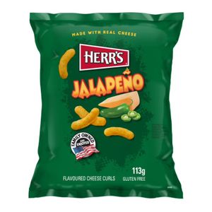 Herr´s Jalapeno Flavoured Cheese Curls