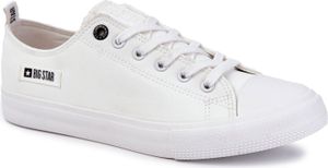 Niedrige Ledersneaker für Herren Big Star KK174008 Weiß 40