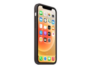 iPhone 12 | 12 Pro Silikon Case mit MagSafe - Schwarz Handyhülle