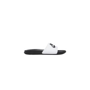 Nike Benassi JDI Just Do It Badeschuhe Slide, Farbe:weiß, Schuhgröße:EUR 47.5