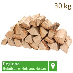 Brennholz Kaminholz Holz Eiche 30 kg Für Ofen und Kamin Kaminofen Feuerschale Grill Feuerholz Holzscheite Wood 25 cm kammergetrocknet flameup