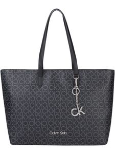 CALVIN KLEIN Damen Tote Bag aus Canvas in Grau