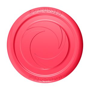 Frisbee für Hunde, Hundespielzeug, Gummi, Soft-Disc, interaktive Outdoor-Spielzeug, Hundeerziehung, Flying Disc, Soft, 24 cm, Rosa