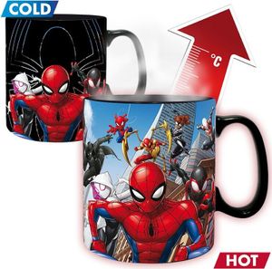 Spider-Man - Multiverse - XXL hrnček na zmenu farby