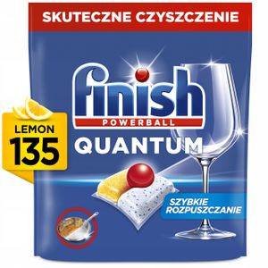 Finish Kapsułki do Zmywarki Quantum All-in-1 135 sztuk LEMON CYTRYNA