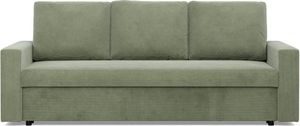 Sofa 3-Sitzer  mit Schlaffunktion,  Cord - Grün