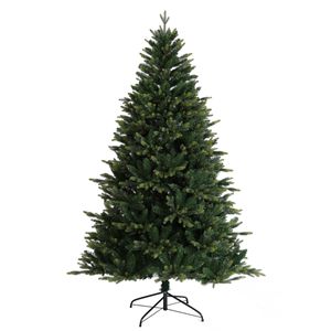SVITA hochwertiger Weihnachtsbaum künstlich 180 cm Tannenbaum Christbaum Dekobaum Kunstbaum Metallständer Klappsystem