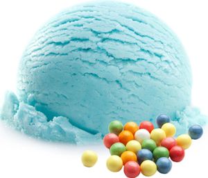 Bubble Gum Geschmack Blau Eispulver Softeispulver 1:3