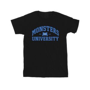 Disney - "Monsters University Logo" T-Shirt für Herren BI51239 (5XL) (Schwarz)