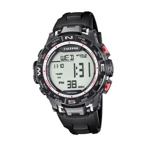 Calypso Herrenuhr Kunststoff schwarz Calypso Digital Armbanduhr D2UK5816/4