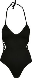 Urban Classics Ladies - Rib Swimsuit schwarz - XS
