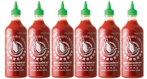 6er-Pack FLYING GOOSE Sriracha (6x 730ml) | Scharfe Chilisauce | HOT Chilli Sauce