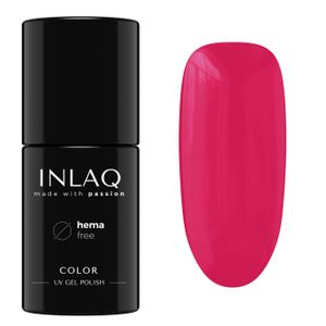 INLAQ® HEMA Free UV Nagellack  6 ml - Gel Nail Polish frei von HEMA - Pastelove Kollektion, Farbe Raspberry Touch