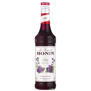Monin Sirup Violet 700ml - Cocktails Milchshakes Kaffeesirup (1er Pack)
