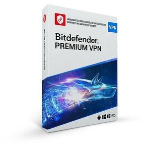 Bitdefender Premium VPN unlimited - 10 Geräte 1 Jahr / Win, Mac, Android, iOS (Lizenz per EMail)