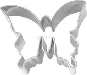 Birkmann Ausstechform Schmetterling, Ausstecher, Plätzchenform, Keks, Plätzchen, Edelstahl, 4 cm, 194021